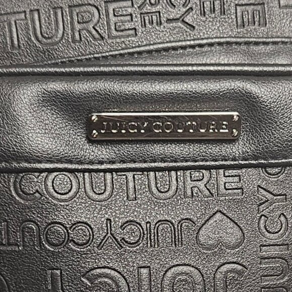 Juicy Couture Black Faux Leather Word Play Backpack main image 8
